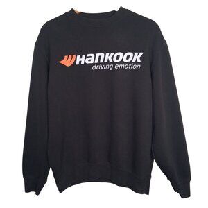 Hankook Tires Sweatshirt Men Medium Auto Tire Driving Emotion Black Pullover